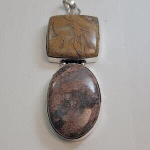 Necklace Pendants Jasper Handmade Jewelry with Picture & Leopardskin Gemstones